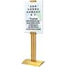 Buy cheap Mordern A4 A3 Freestanding Sign Holder For Hotel Lobby Restaurant from wholesalers