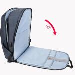 Rechargeable Nylon Travel Laptop Backpack With Hidden Zipper