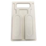 Inner Bamboo Paper Tray , White Thermoformed Clamshell Packaging