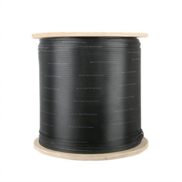 Buy cheap 1000m/2km plastic/wooden drum LZSH jacket flame resistance indoor FTTH fiber optic cable from wholesalers