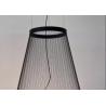 Buy cheap big designer pendant lamp black and gold led villa chandelier for hotel from wholesalers