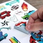 Waterproof Die Cut Sticker Labels UV Resist Custom Business Logo Stickers