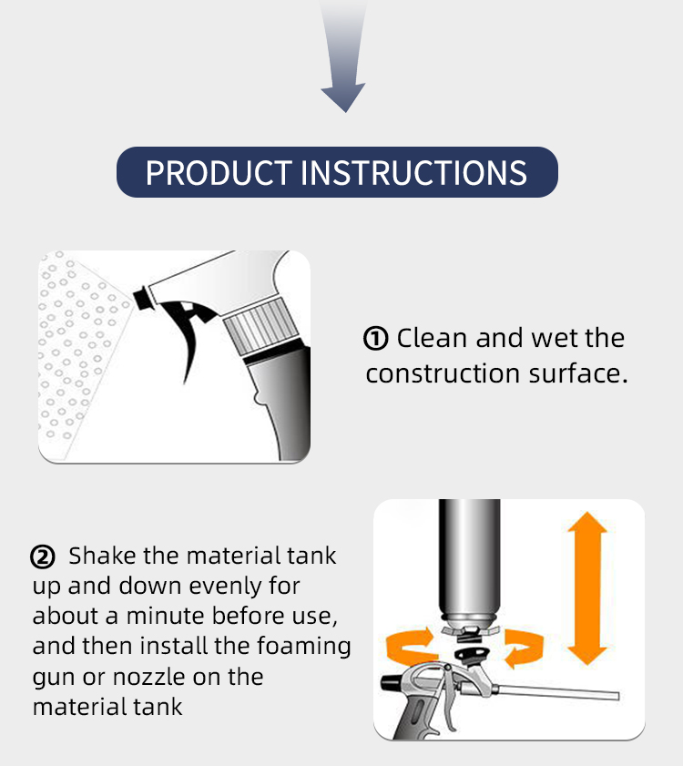Compression-Resistance High Performance Grade Fire Pu Foam Glue