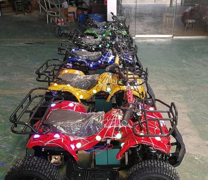Adjustable Time Battery ATV Quad Bike , 4 Wheels Children'S Bumper Cars