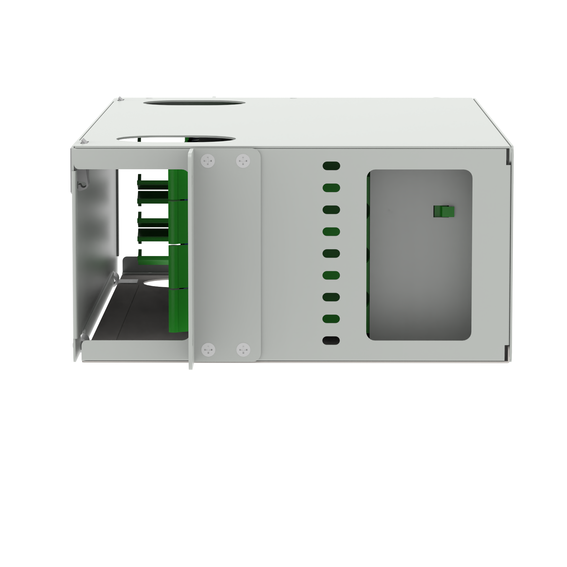 Sub Optic Distribution Frame LC Type 48 Ports Fiber Optic Patchpanel for Data Center