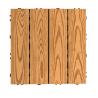 Buy cheap Sturdy Wood Deck Tiles Hardwood Decking Boards Tiles Waterproof CE from wholesalers