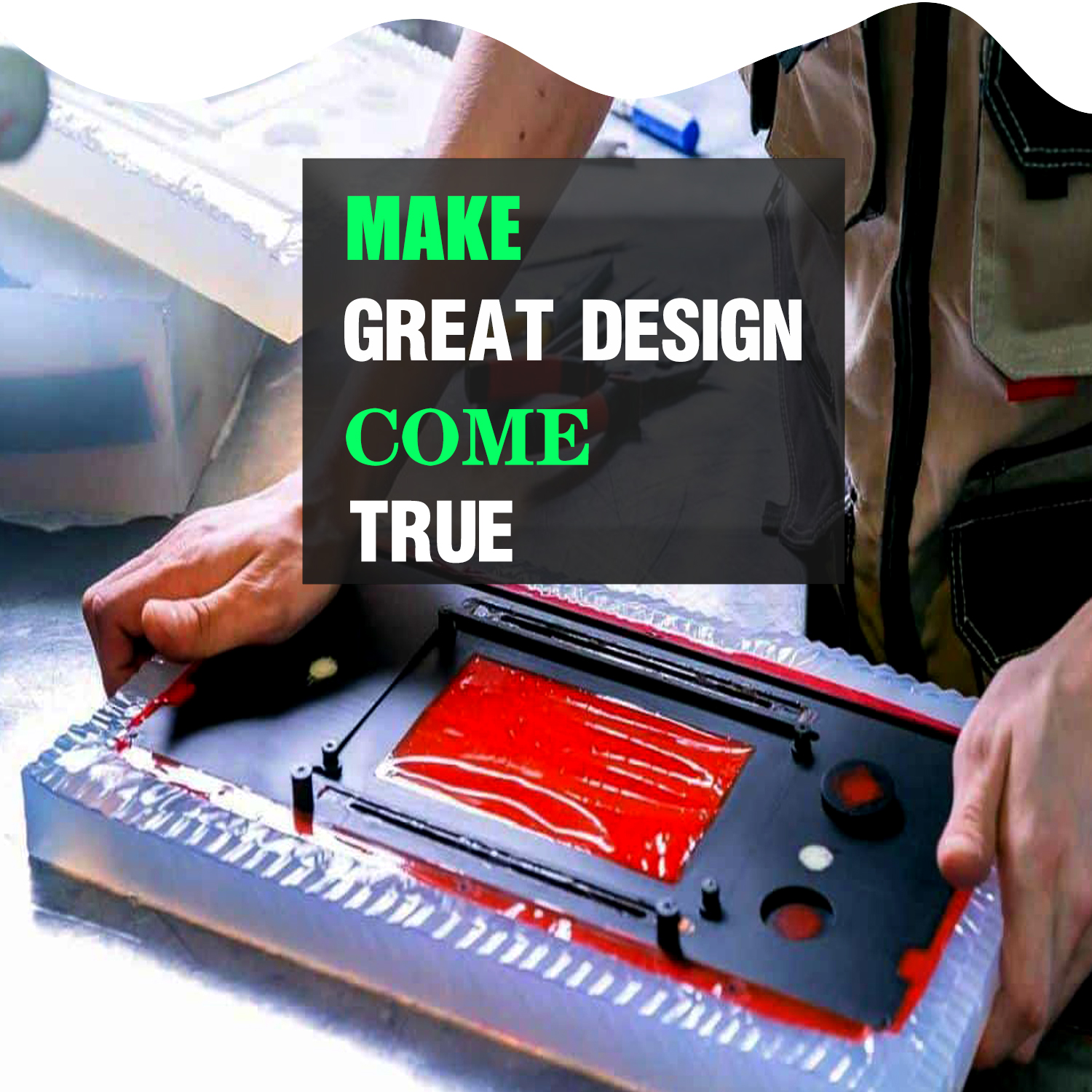 Flexible Vacuum Casting Silicone Mold Prototype Urethane Resin Casting Services