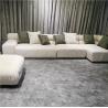 Buy cheap Tufted Button Fabric Living Room Sectional Couch White Sofa Loveseat Furniture Set from wholesalers