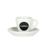 Buy cheap Porcelain Cappuccino Cups With Saucers 6 Ounce Specialty Coffee Drinks / Latte product