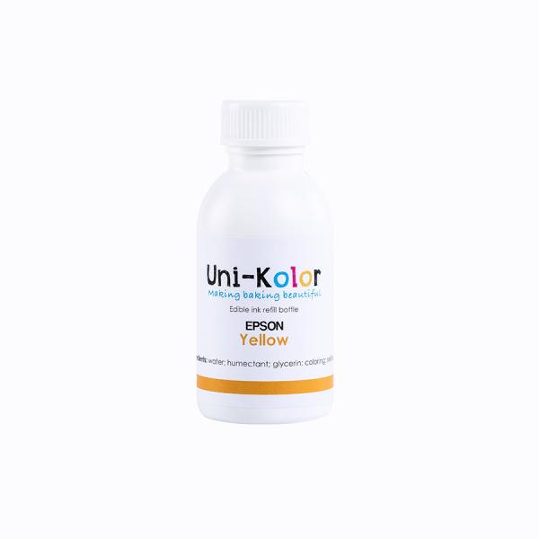 Buy cheap EU Standard Epson Edible Ink Yellow 100ML Bottles Strong Infiltration Capacity from wholesalers