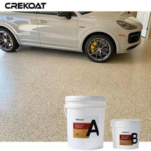 High Gloss Retention Polyaspartic Floor Coating UV Stability For Outdoor