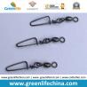 Buy cheap Standard Black Rolling Swivel with Good Quality Snap Carp Fishing Swivel Connectors from wholesalers