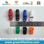 Custom Colours Fashion Plastic Office ID Badge Clips Good Fastener Clip
