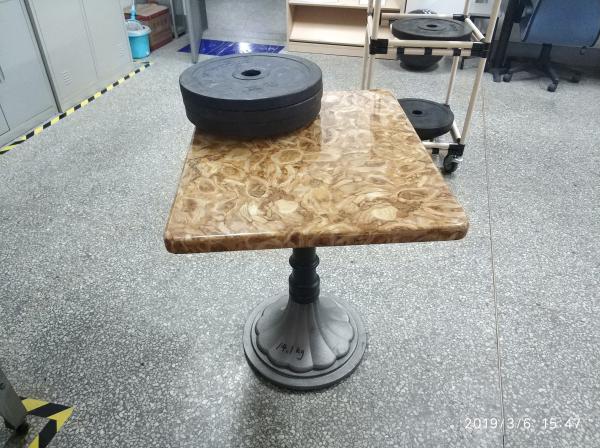 Buy cheap Industrial Bistro Table Base Cast Iron Powder Coating Tulip Table Base from wholesalers