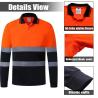 Buy cheap High Visibility Reflective Safety Caution Men Work Wear Construction Polo Shirts T-Shirts Vest Clothing from wholesalers
