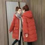 Winter Puffer Jacket Ladies Warm Hooded Cotton-Padded Clothes Thick Padded