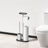 Buy cheap Stainless Steel Compact Bathroom Paper Holder TPR Toilet Brush Holder SET Durable Toilet Brush Tissue Holder from wholesalers