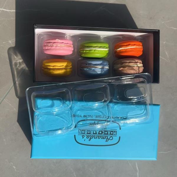 Buy cheap Macaron packaging 6 Macaron packaging Gift packaging 6 Macaron gift box packaging Boutique box Macaron packaging dessert packaging supply from wholesalers