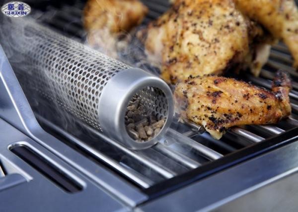 Buy cheap Pellet 12" / 6“ Smoking Tube For BBQ , Corrosion Resistant Perforated Metal from wholesalers