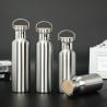 Buy cheap Stainless Steel Double Wall 12 Oz Sliver Insulated Sports Bottle With Wooden Lid from wholesalers