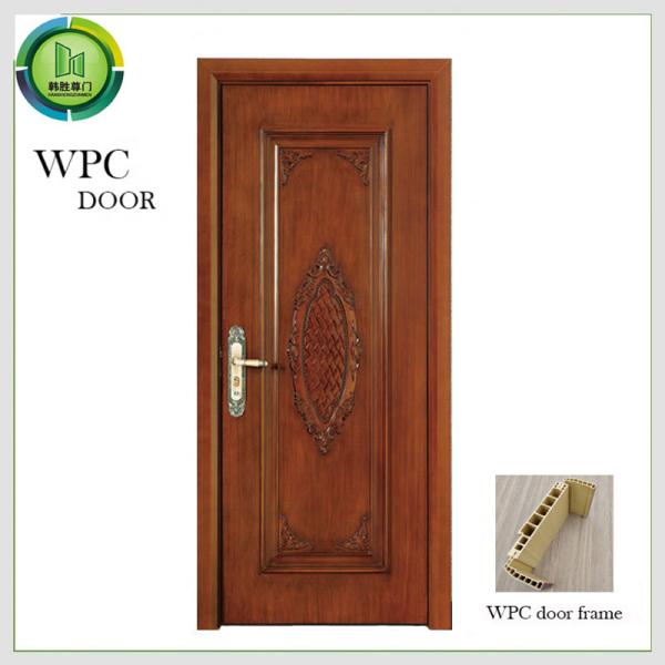 Buy cheap Recyclable Water Resistant Door For Bathroom , ISO9001 WPC Plain Room Door from wholesalers