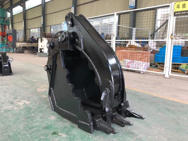 Buy cheap Powder Coated Excavator Bucket Thumb , Q355B Mechanical Thumb For Mini Excavator from wholesalers