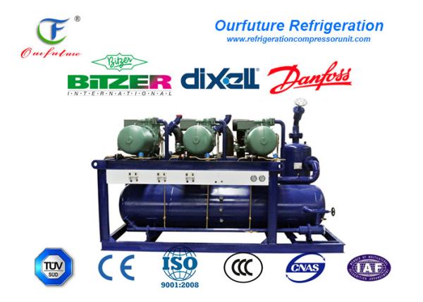 Buy cheap Chemical Cooling Cold Room Compressor Unit 16HP - 180HP CE Approved from wholesalers