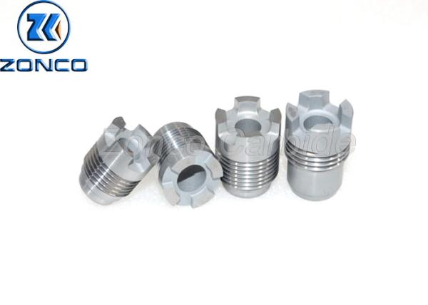 Buy cheap Oil Spray Screw Threaded Nozzle Cemented Carbide Products For Pdc Drill Bit from wholesalers
