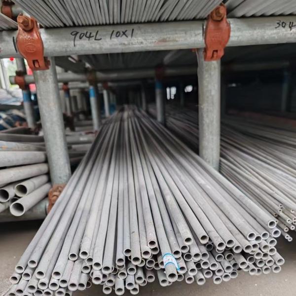 Buy cheap DN5 - DN200 Seamless Stainless Steel Pipe TP904L / UNS N08904 SS Pipe Tube from wholesalers