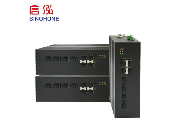 Multi Port Fiber Switch 11.9Mpps Hi View Manage With Fiber Optic Port