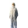 Buy cheap Biotech / Pharmaceutical ESD Safe Materials Cleanroom ESD Suit With Hood And Facemask from wholesalers