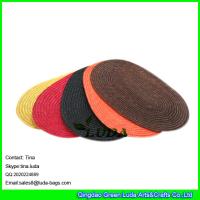 Buy cheap LUDA oval table mat wheat straw making colored wholesale placemats oversized product