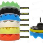 9pcs 7 Inch Car Polishing Sponges With M14 Drill Adaptor