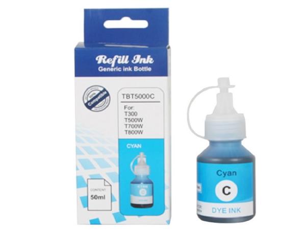 Buy cheap Brother Universal Color Refill Ink , Cyan 100ml Reusable Ink Cartridges BT5000C from wholesalers