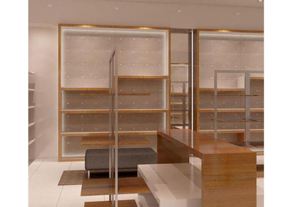 Buy cheap LED Light Interior Wall Mounted Display Case , Commercial Wall Mounted Glass Display Cabinets from wholesalers