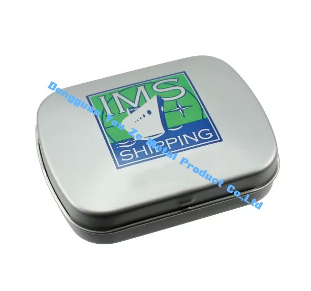 Small Mint Tins Mini Metal Tins with Plastic Insert Rectangular Metal Containers