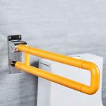 ABS Nylon Bathroom Hand Rails Folded 60*3.5*13.5cm Toilet Bars For Elderly