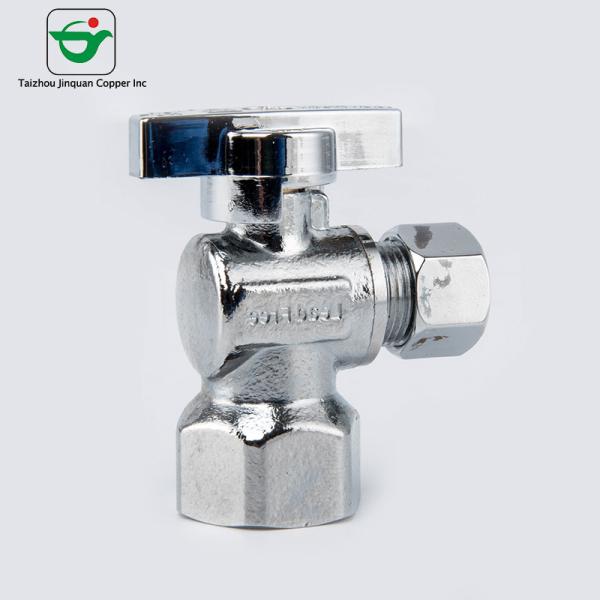 Buy cheap Bacteriological Neutral 5/8"ODx1/4"ODx1/4" OD Brass Dual Stop Valve from wholesalers