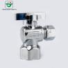 Buy cheap Bacteriological Neutral 5/8"ODx1/4"ODx1/4" OD Brass Dual Stop Valve from wholesalers