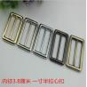 Buy cheap New product 38 mm hanging brush anti brass color zinc alloy metal slide adjustable buckles for bag hardware from wholesalers