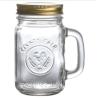 Buy cheap ISO14001 Glass Storage Bottles Crackproof Country Fair Mason Jar Mugs 5.25in from wholesalers