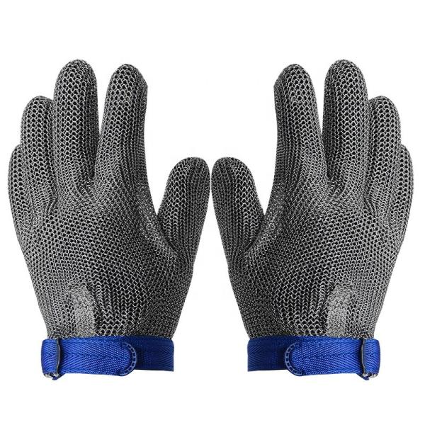 Buy cheap Meat Processing Slaughtering Anti Cut Metal Mesh Gloves 304 SS from wholesalers
