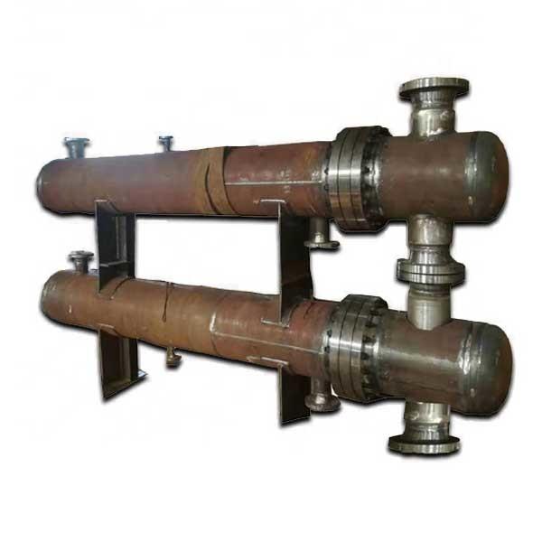 Buy cheap 7.5kw Double Tube Sheet Heat Exchanger 0.8-2.0mm Steam Condenser from wholesalers
