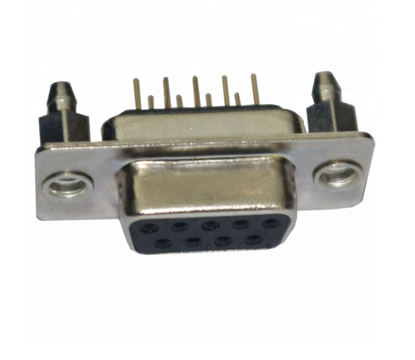Assembly Waterproof With Screw Locking DB9 Male D Sub Amp Ip67 Connector