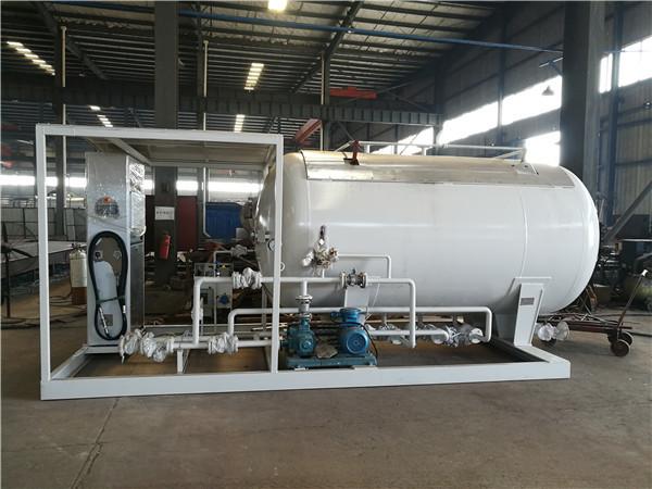 Buy cheap LPG Propane Butane Gas Tank , Q345R Carbon Steel Gas Filling Plant With Dispenser from wholesalers