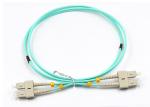 10G OM3 2 Core Multimode Fiber Optic Cable ST SC LC FC Connector Type