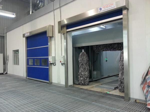 Quality 304 Stainless Steel High Frequent Using Production Line High Speed PVC Door for sale