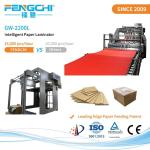 Automatic Glue Flute Litho Lamination Machine For Paper Membrane 18500*3050