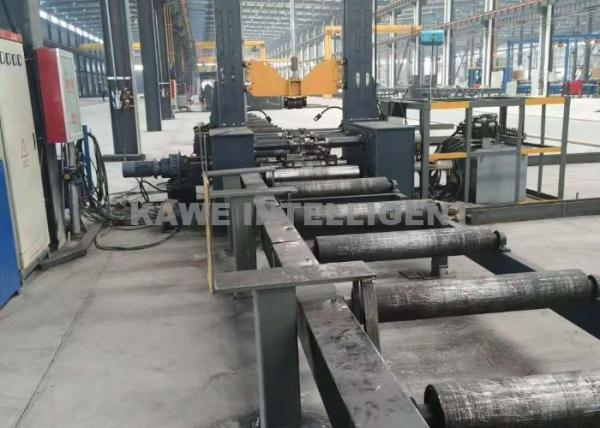 Buy cheap CNC H Beam Production Line Gray Steel Beam Assembly Machine from wholesalers