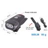 Buy cheap 93x72x13mm Mountain Bike Headlight , 500m Mountain Bike Light from wholesalers